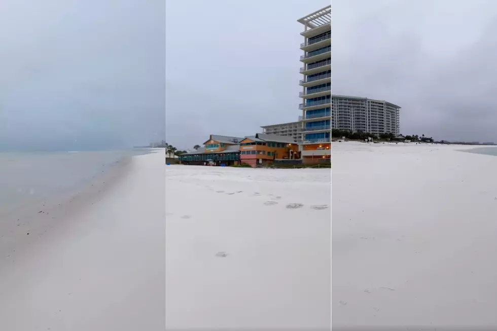 Snow Falls On Destin Beach, Bringing Back Louisiana Snow Memories